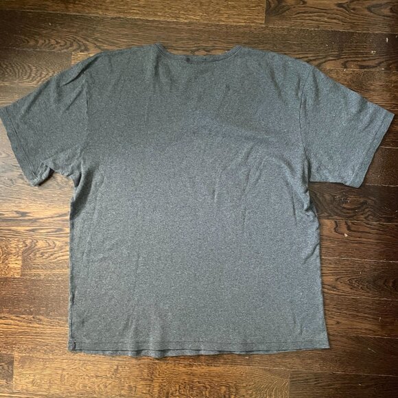 Hugo Boss Gray V-neck Men's 100% Cotton T-shirt-XL - Picture 3 of 6